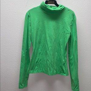 Neon Green TurtleNeck Shirt